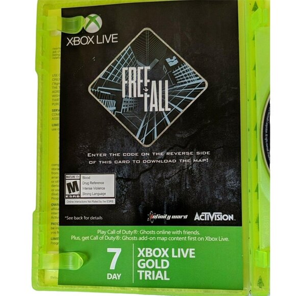 Call Of Duty: Ghosts Xbox 360 Game Disc With Bonus Map & Xbox Live Gold Trial - Picture 3 of 5